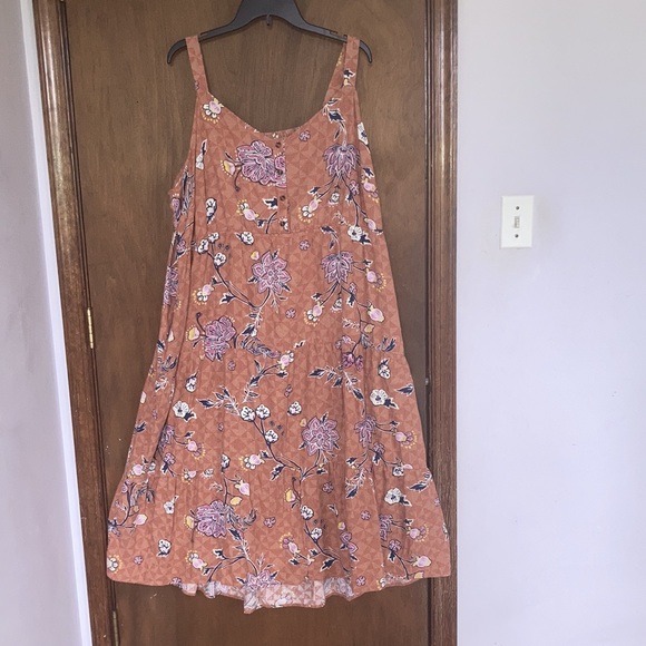Relisted Sonoma sleeveless floral print dress with pockets 3X or 4X - Picture 4 of 17